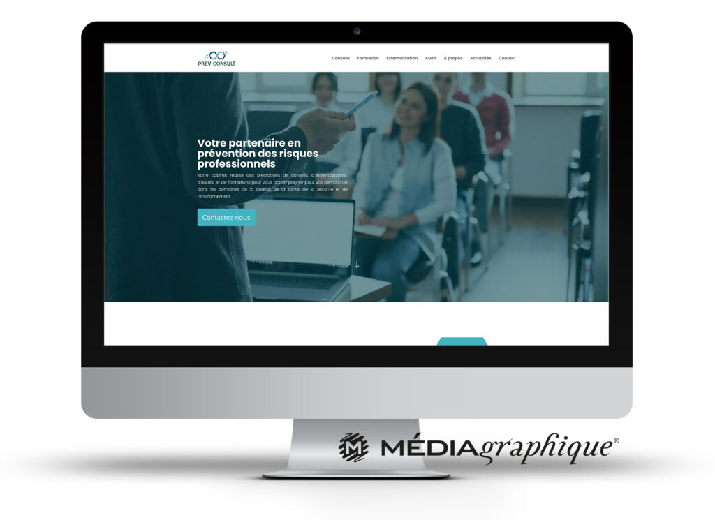 Réalisation de site internet pour PrevConsult
